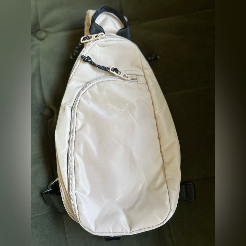 Puma Cream Belt Bag with Minimalist Design